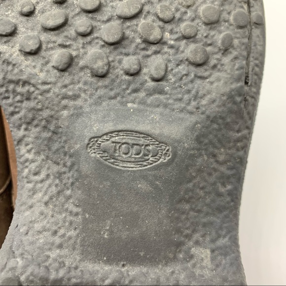 Men’s Auth Tod’s Derby Oxford Lace Up Brown Suede Lace Up Shoes Size 8 - Picture 14 of 15